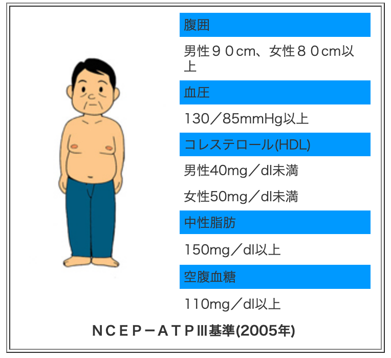 人の腹囲や血圧詳細